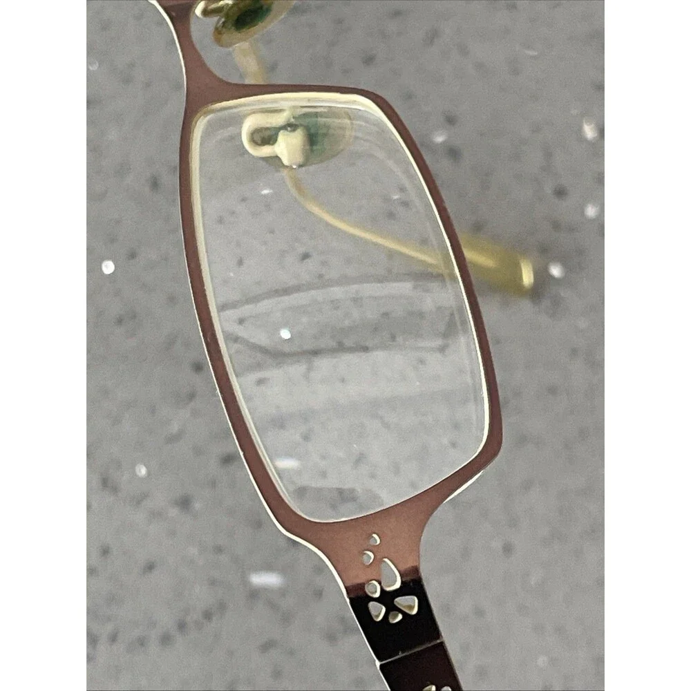 Bellagio B424 C-02 48-18-135 Metal Bronze Brown Full Rim Eyeglasses Frames ONLY